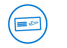 Travel voucher icon